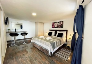 Villa Sunset Studio 2 persons at poolside,sea view