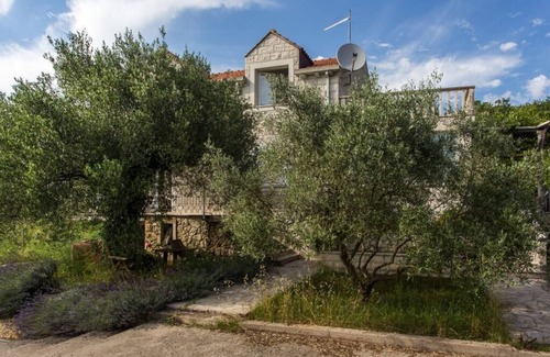 Cilipi Apartment | Apartments Villa Maslina - One-Bedroom Apartment with Terrace and Garden View