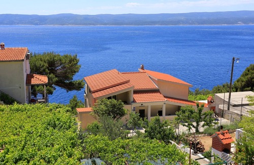 Marusici Apartment | Studio flat with balcony and sea view Marušići, Omiš (AS-1024-a)