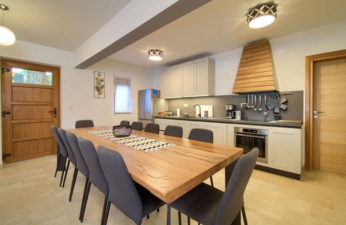 Senj House | Stunning private villa for 12 guests with hot tub, private pool, A/C, WIFI, TV and terrace