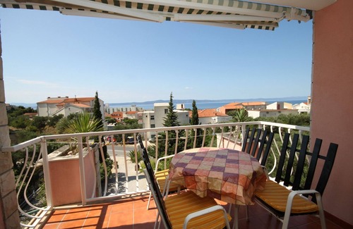 Tucepi Apartment | Two bedroom apartment with terrace and sea view Tučepi, Makarska (A-6817-c)