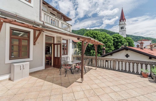 Most na Soci Apartment | Apartma Most - accommodation with breathtaking views of the rivers, village and mountains