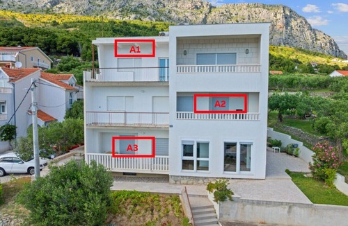 Omis Apartment | Apartment in Duće with Seaview, Terrace, Air condition, WIFI (3423-1)