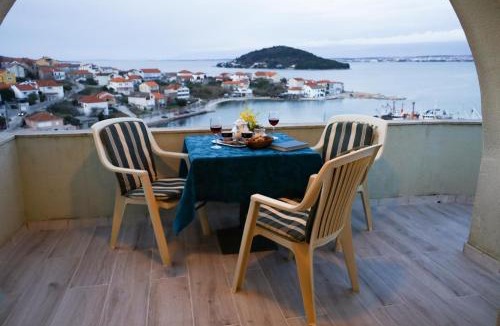 Kali Apartment | Apartment in Kali with sea view, balcony, air conditioning, Wi-Fi (4566-2)