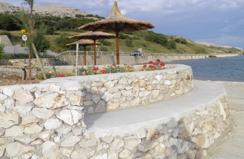 Dinjiska Apartment | Apartment Perla 3-island Pag seafront