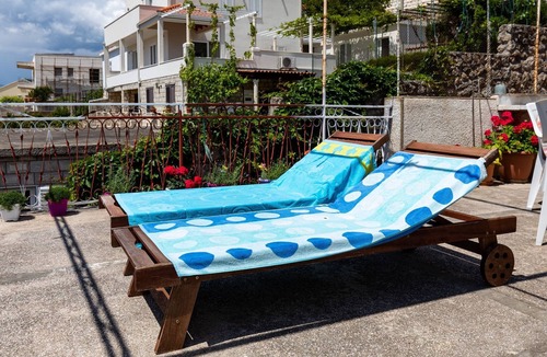 Gornji Kono Apartment | Apartments Franka - Studio with Terrace and Sea View (A2)