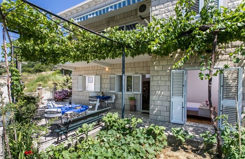 Brasina Apartment | Apartments Olive - Comfort One Bedroom Apartment with Terrace and Sea View - Popolica 50