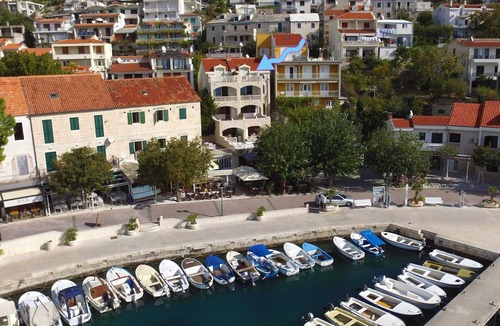 Brela Apartment | Apartments & Room Vesna - Studio Apartment with Terrace and Sea View