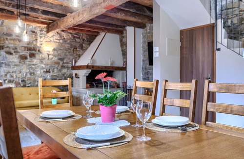 Oprtalj House | Beautiful private villa with private pool, internet, A/C, TV, terrace, pets allowed, panoramic view