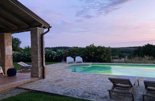Vizinada Villa | Beautiful stone villa with private pool and sea view