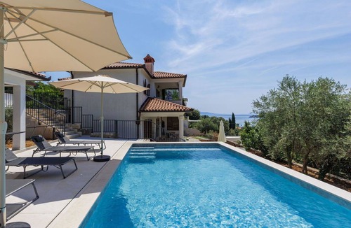 Sveta Marina House | Beautiful villa for 9 people with WIFI, A/C, private pool, TV and terrace