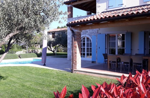 Vabriga Villa | Beautiful villa, private pool, seaview, olive garden (sleeps 7-8)