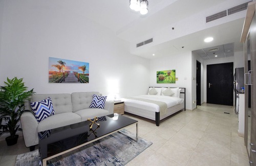 Jumeirah Village Apartment | BRIGHT AND LOVELY FULLY FURNISHED STUDIO IN JVC