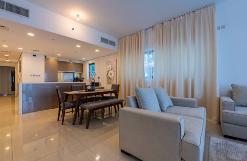 Abu Dhabi Apartment | Chic 2BR Escape Near the Beach