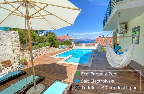 Lumbarda Apartment | Eco apartments Sunshine - Olive Tree for 4