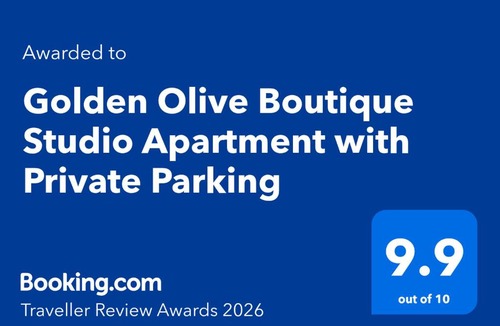 Grbavica Apartment | Golden Olive Boutique Studio Apartment with Private Parking