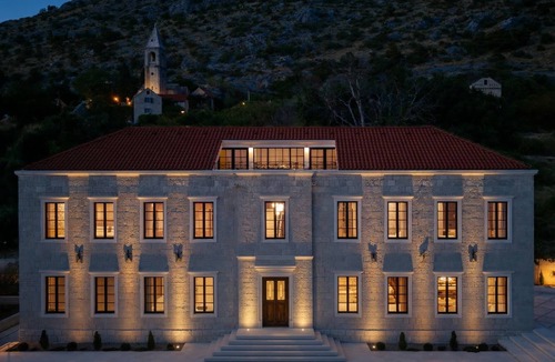 Podstrana Villa | Historic Schoolhouse with Spa, Infinity Pool and Views by Excelsior Villas