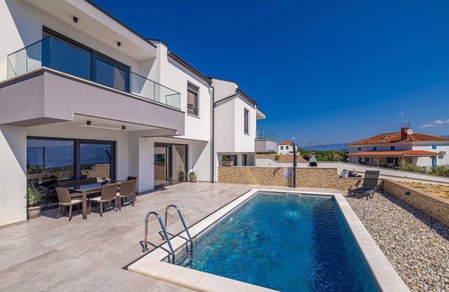 Risika House | Holiday house LAVANDA with pool and panoramic seaview
