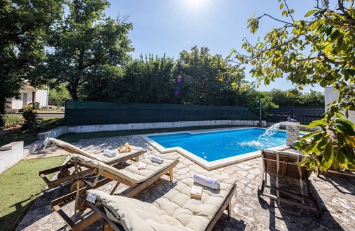 Labin House | House Ritem with pool, gym and playground