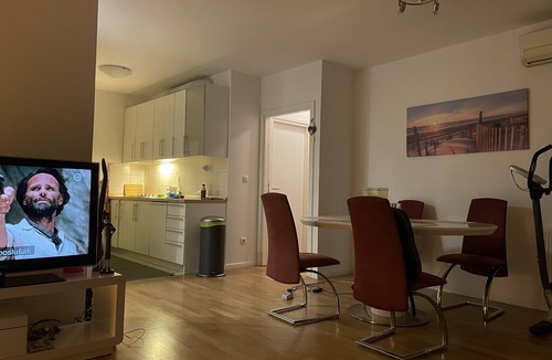 Zagreb Apartment | Large Exclusive Apartment 2 Bedroom + Living Room with Balcony near Lake Jarun