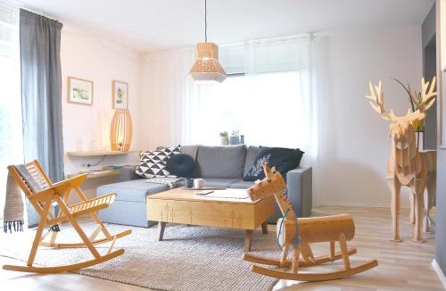 Praprotna Polica Apartment | Lesnavesna designer Apartment with a garden