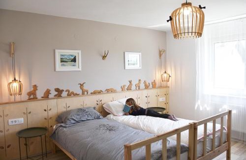 Praprotna Polica Apartment | Lesnavesna designer Apartment with a garden