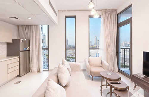 Dubai Production City Apartment | Luxurious 1BR Apt with Balcony in Production City