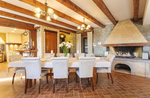 Buzet Villa | Luxurious Villa with a large Lagoon Pool with Waterfall and panoramic view for of up to 6 guests