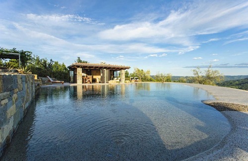 Buzet Villa | Luxurious Villa with a large Lagoon Pool with Waterfall and panoramic view for of up to 6 guests