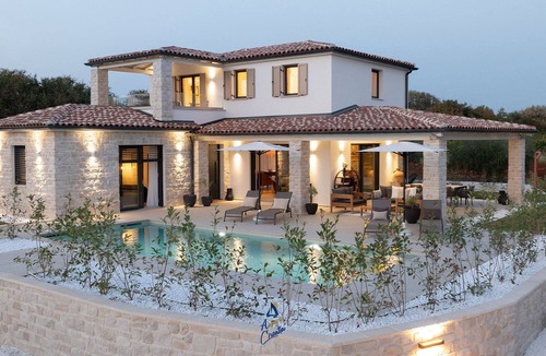 Nova Vas Villa | Luxury and Elegant Designer Villa with Heated Pool