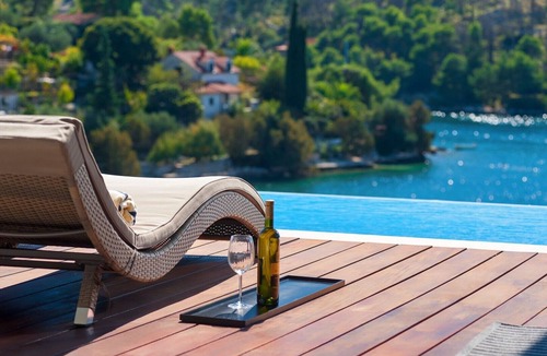 Sutivan Villa | Luxury Beachfront Villa Blue Star of Brac with private pool at the beach on Brac Island - Bobovisca