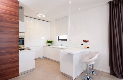 Okrug Gornji Villa | Luxury Seafront Villa Trogir 1 with 2 pools & Gym