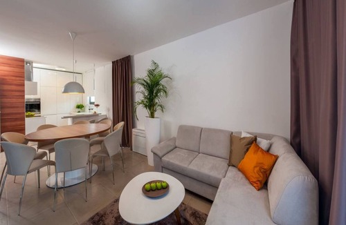 Okrug Gornji Villa | Luxury Seafront Villa Trogir 1 with 2 pools & Gym