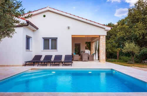Omisalj Villa | Luxury villa NEVERA with private pool & fenced garden, 1 km from the beach