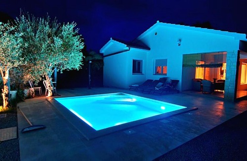 Omisalj Villa | Luxury villa NEVERA with private pool & fenced garden, 1 km from the beach
