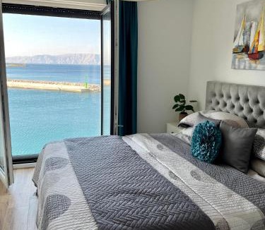Klenovica Apartment | Marina Vista Escape, lux seaview 3 bedrooms Penthouse