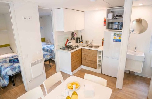 Catez ob Savi House | Mobilehome with air conditioning, terrace and water park