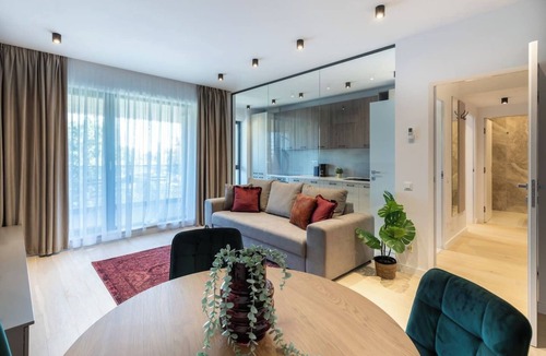 Sector 2 Apartment | Modern 1BR & Parking | Brand New Aviatiei Building