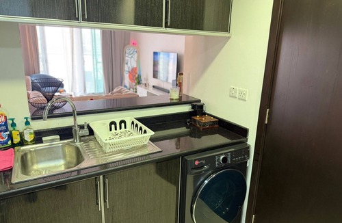 Al Raha Beach Apartment | Modern Comforts: Al Raha Beach modern 1 bedroom near AD airport