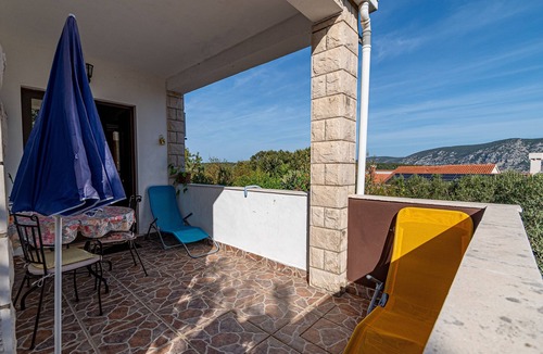 Kneza Apartment | One bedroom apartment with terrace and sea view Kneža, Korčula (A-21829-b)