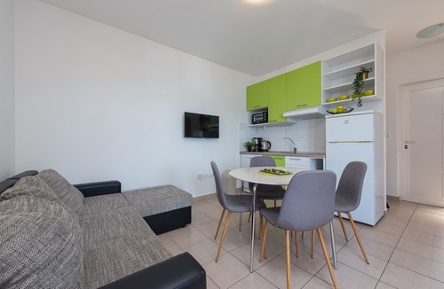 Razanj Apartment | "Perfect runaway" in quiet bay with sea view and heated pool -app for 3 - Mona 2