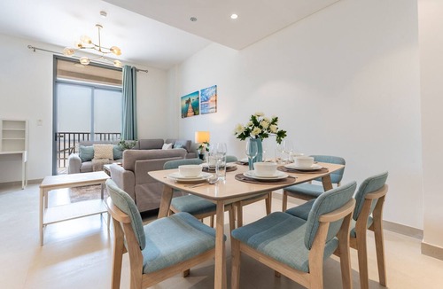 Dubai Production City Apartment | Relaxing 2BR Stay with Furnished Balcony, Only 20 Minutes from JBR Beach