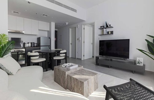 Sharjah Apartment | Sahab - courtyard view 1BR