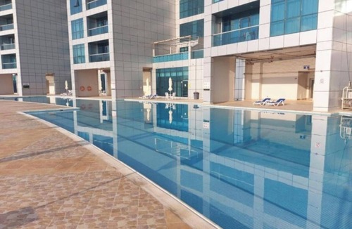 Rumailah Apartment | Sea view 2-bedroom apartment with AC, fitness room, swimming in fantastic Ajman