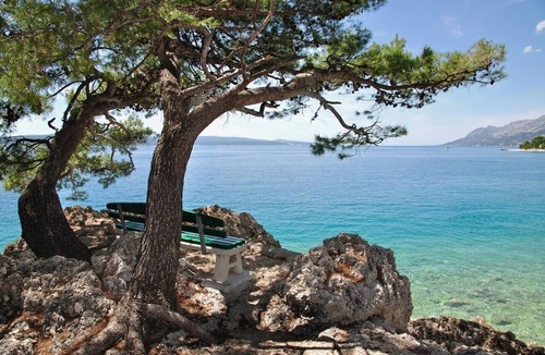 Brela Apartment | Studio apartment in Brela with Seaview, Terrace, Air condition, WIFI (3524-4)