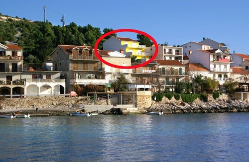 Milna Apartment | Studio flat with terrace and sea view Milna, Hvar (AS-3074-d)