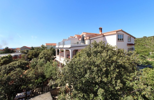 Mandre Apartment | Studio flat with terrace and sea view Mandre, Pag (AS-6309-a)