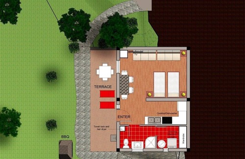 Brezice Cottage | Studio with Terrace – Nature Stay near Terme Čatež