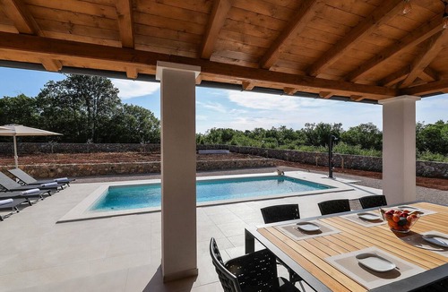 Poljica House | Stunning home in Krk with private swimming pool, can be inside or outside