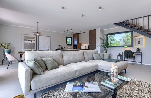 Makovci House | Stunning private villa for 8 guests with private pool, internet, A/C, TV, terrace and panoramic .